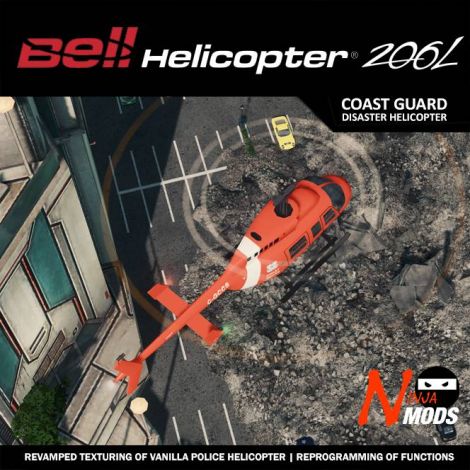 Bell 206 L4 Coast Guard Disaster Response Helicopter