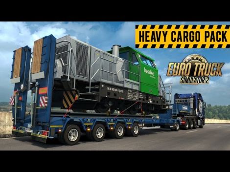 Прицепы из DLC Heavy Cargo Pack в трафик