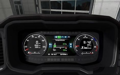 Scania S New Gen dashboard computer