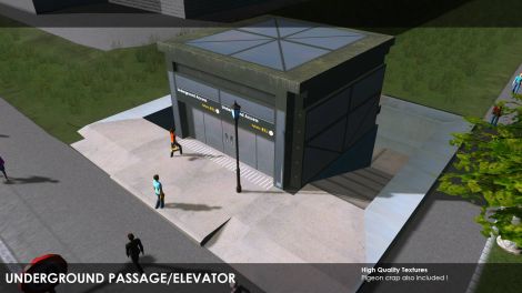 Elevator for Underground Passages