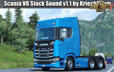 Новый звук V8 для Scania R&S 2016