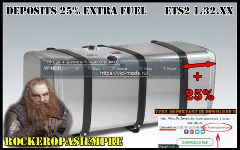 Deposits 25% Extra Fuel