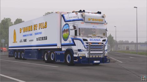 Scania DHoine + Trailer