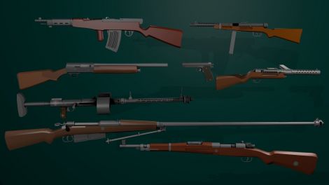 Interwars weapons pack