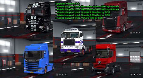 Пак номеров для модифицированных грузовиков