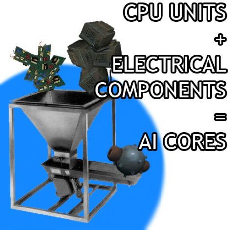 AI Cores from CPUs and ECs / ИИ ядра из ЦПУ и электрических компонентов
