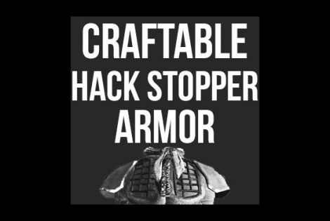 Craftable Hack Stopper Armor / Неразрубаемая броня (Крафтовая)