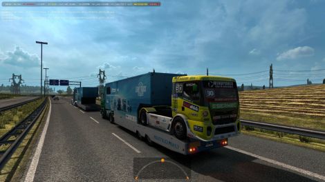 SCS ETRC trailers in traffic