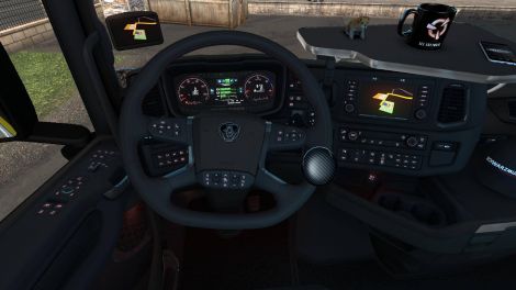 Красная подсветка для Scania S 2016