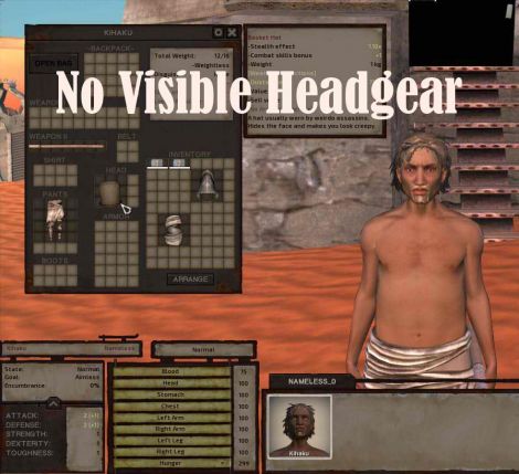 No Visible Headgear / Нет видимых головных уборов