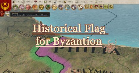 Historical Flag for Byzantium