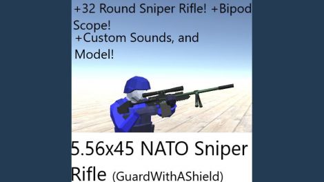 5.56x45 NATO Bolt Sniper Rifle