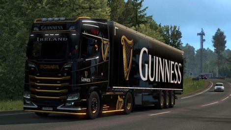 Guinness для своего прицепа и Scania S&R 2016
