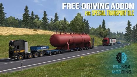 Free-Driving Addon for Special Transport DLC