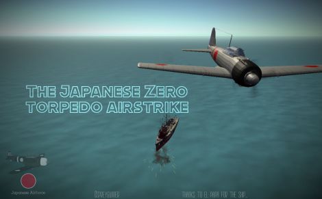 Japanese Zero Torpedo AirStrike