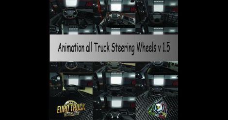 Animation all Truck Steering Wheels