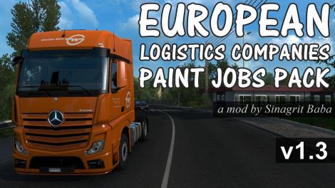 European Logistics Companies Paint Jobs Pack