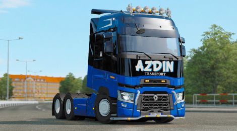 Скин «Azdin Transport для Renault Range T»