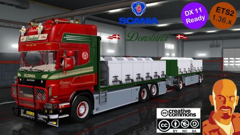 Scania R560 Donslund + Trailer