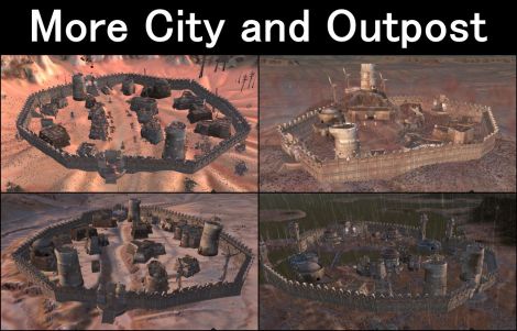 More City and Outpost / Больше городов и форпостов (RU)