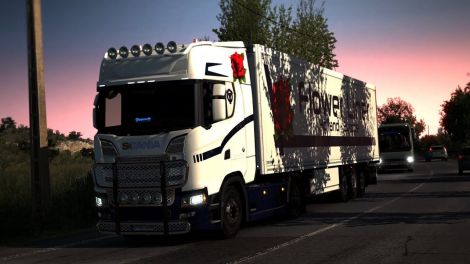 Improvements and rework Scania S&R2016 V8 stock sound