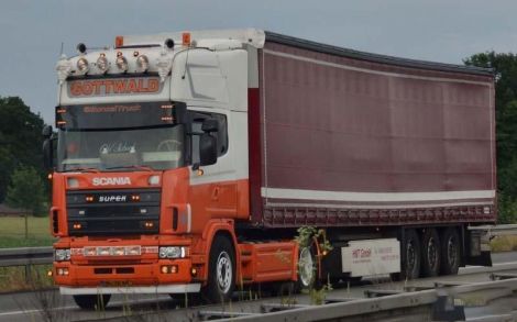 Scania 4 Series V8 Open Pipe