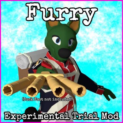 Experimental Furry Head Model