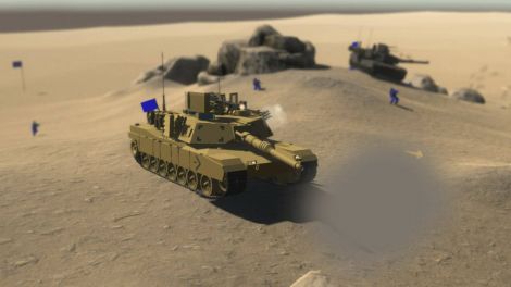M1A2 Abrams Main Battle Tank v2