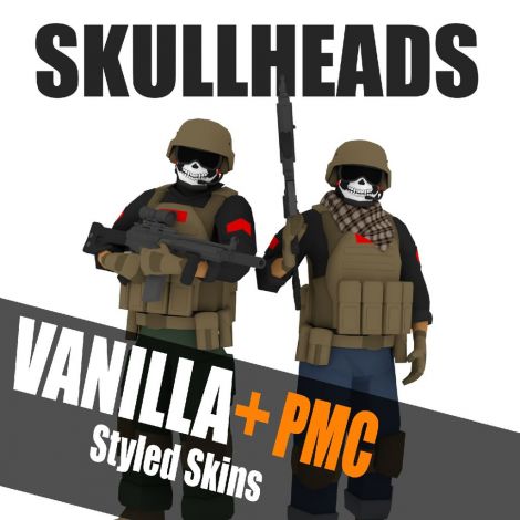Skullheads PMC — Vanilla+ Styled PMC Skins