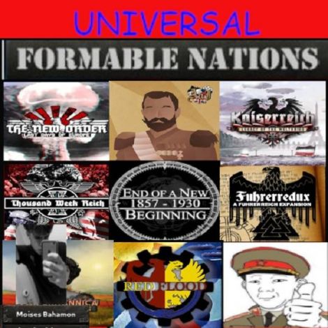 Universal Formable Nations